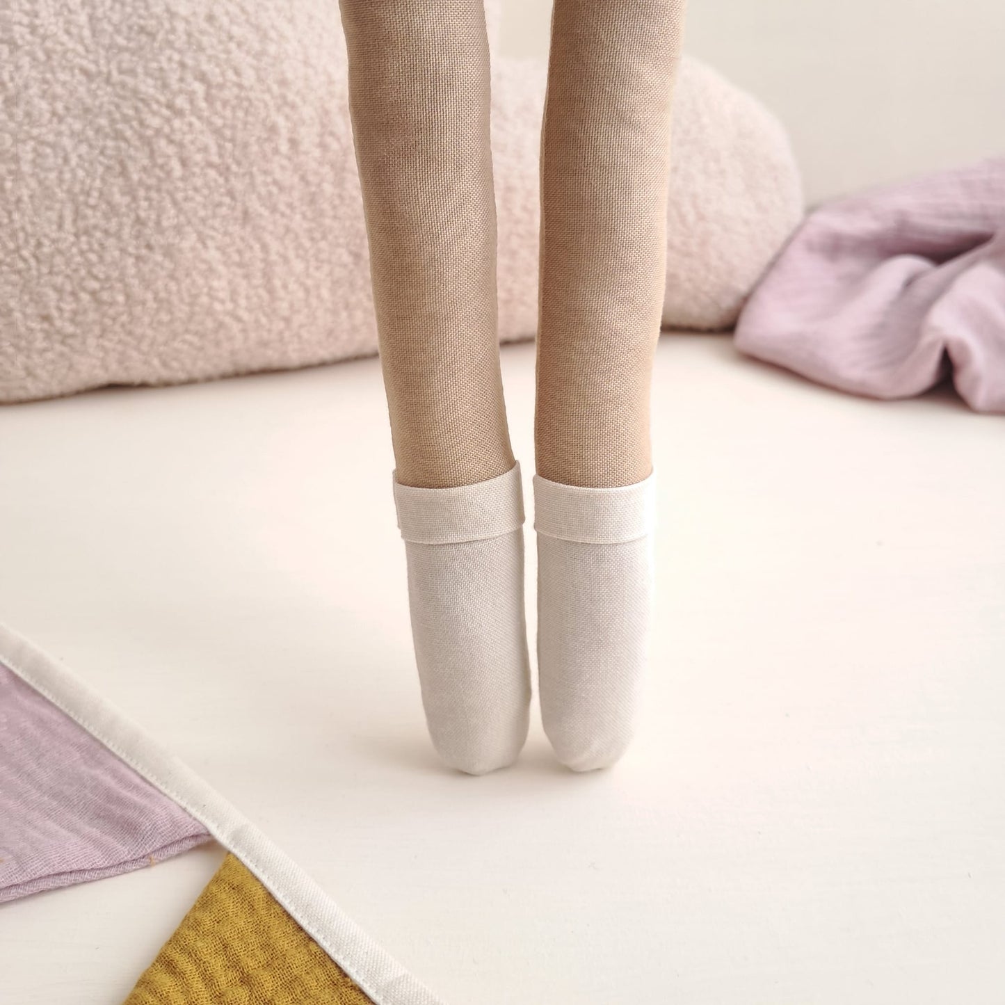 Handcrafted Bunny Doll | Patchwork Flower Print