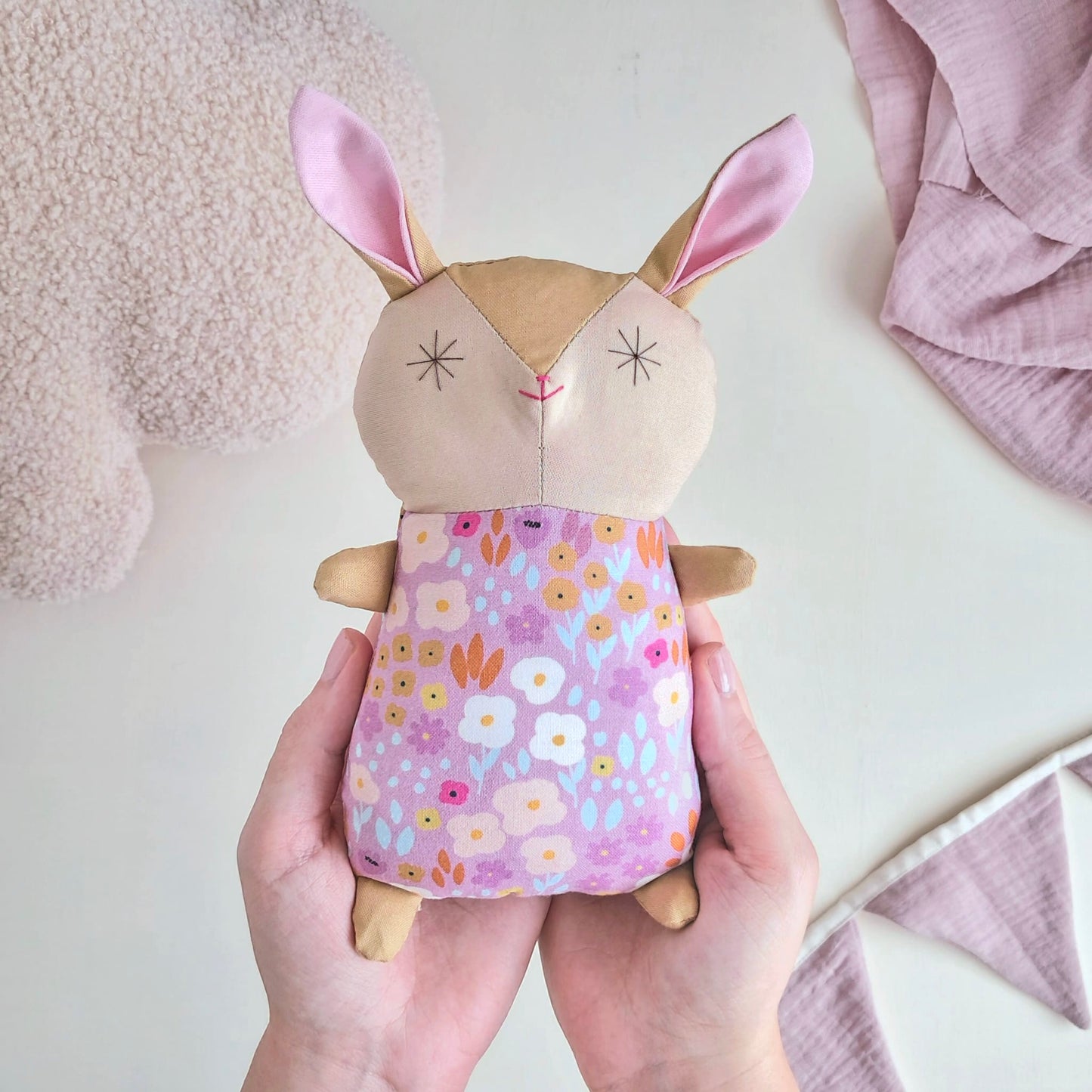 Baby Bunny Blossom - With or Without Rattle
