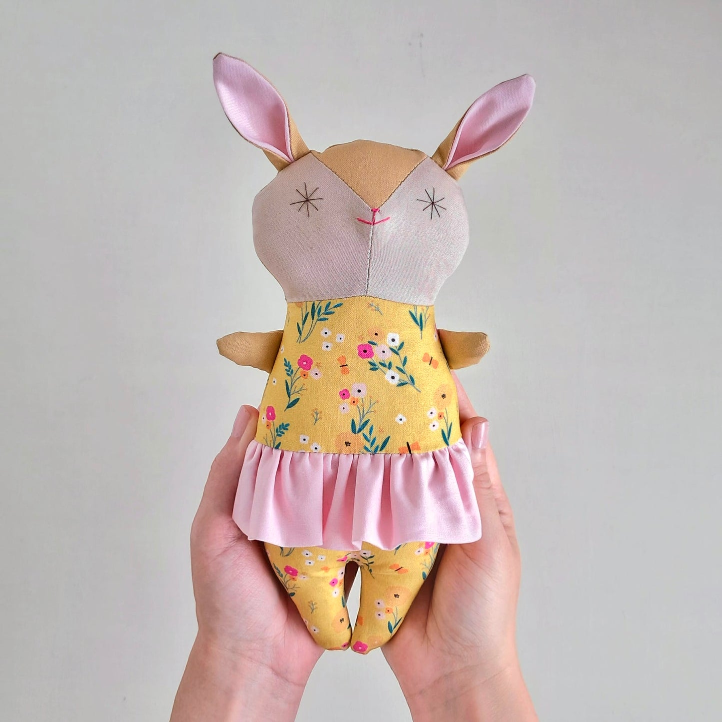Ballet Bunny Doll Summer in Tutu - Available With or Without Rattle