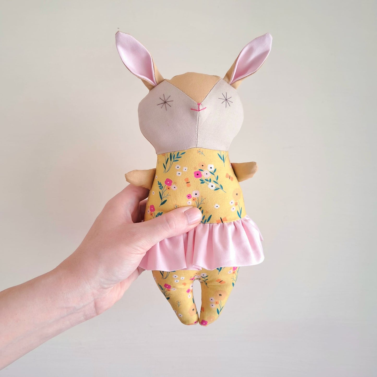 Ballet Bunny Doll Summer in Tutu - Available With or Without Rattle