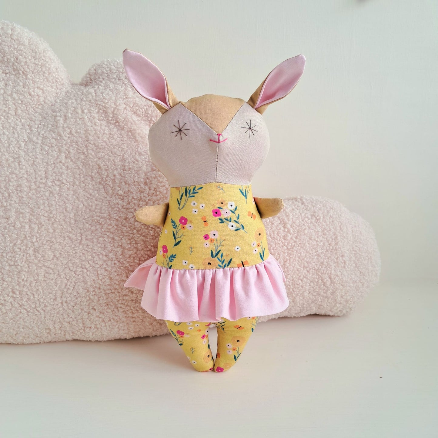 Ballet Bunny Doll Summer in Tutu - Available With or Without Rattle