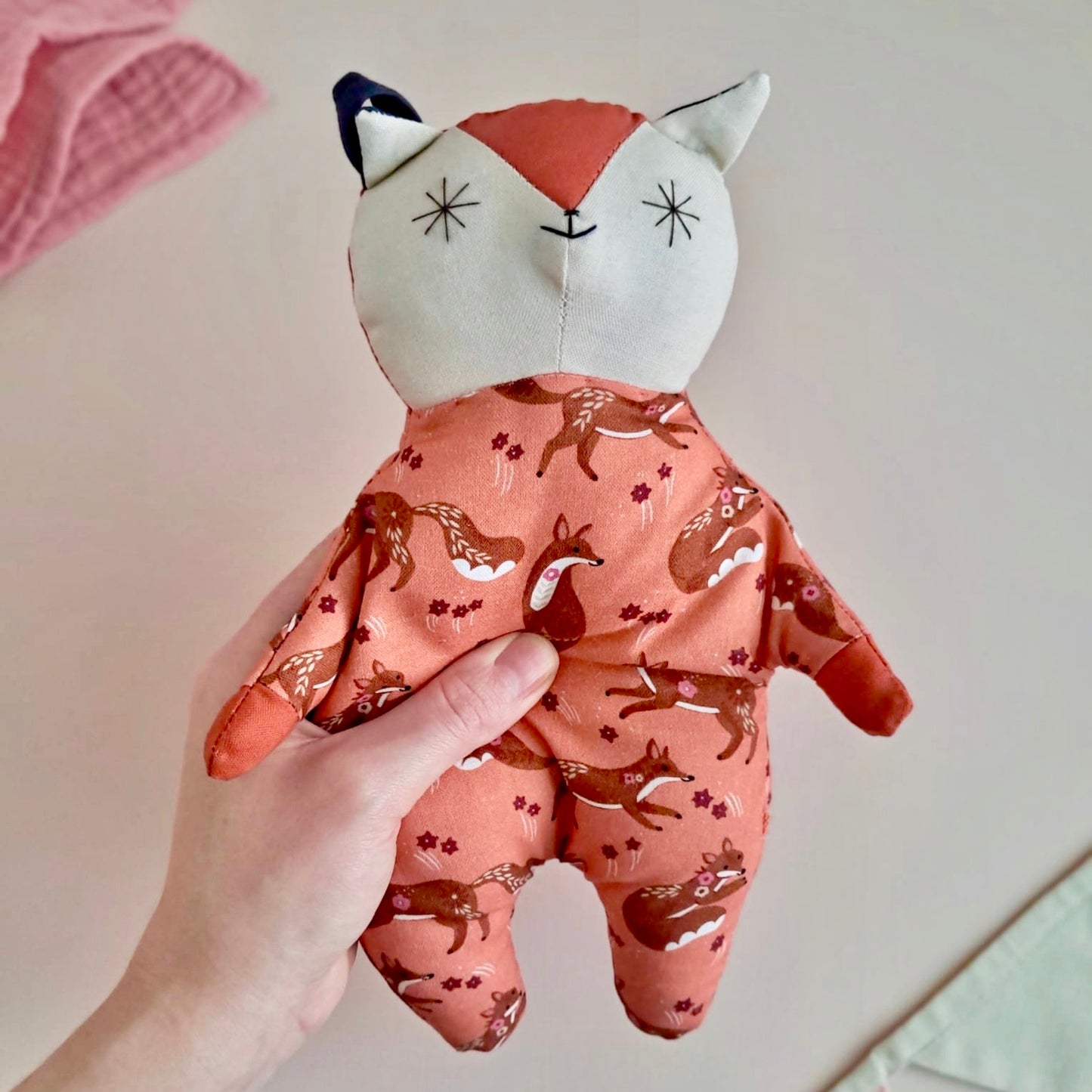 Handmade Cotton Fox Doll | Fox Comfort Toy