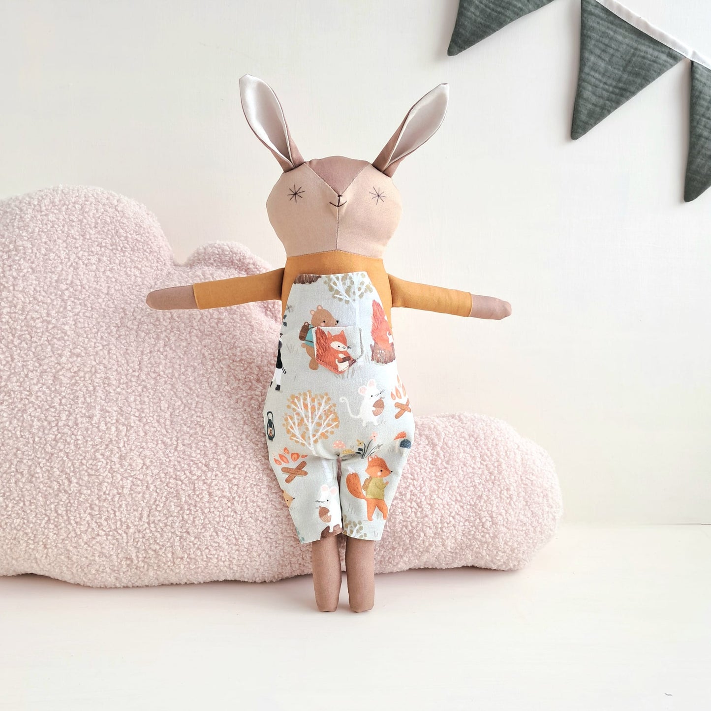 Handmade Unisex Little Bunny Doll | Woodland Animals