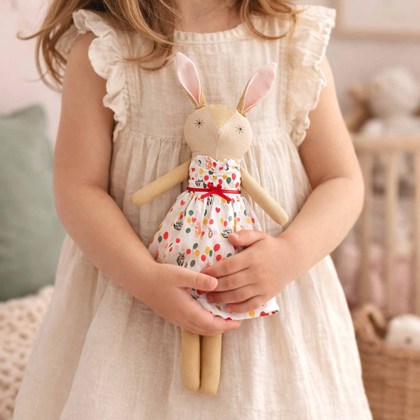 Handmade Little Bunny Doll | The Birthday Bunny