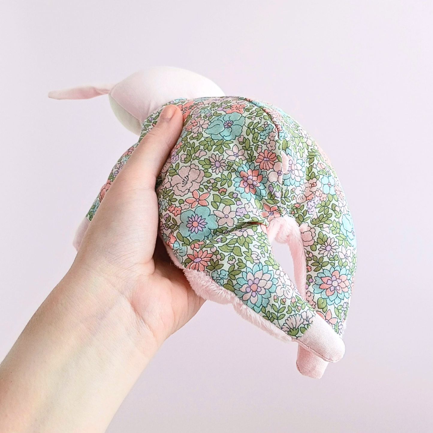 Handmade Comfort Doll - Blush Bunny Comforter