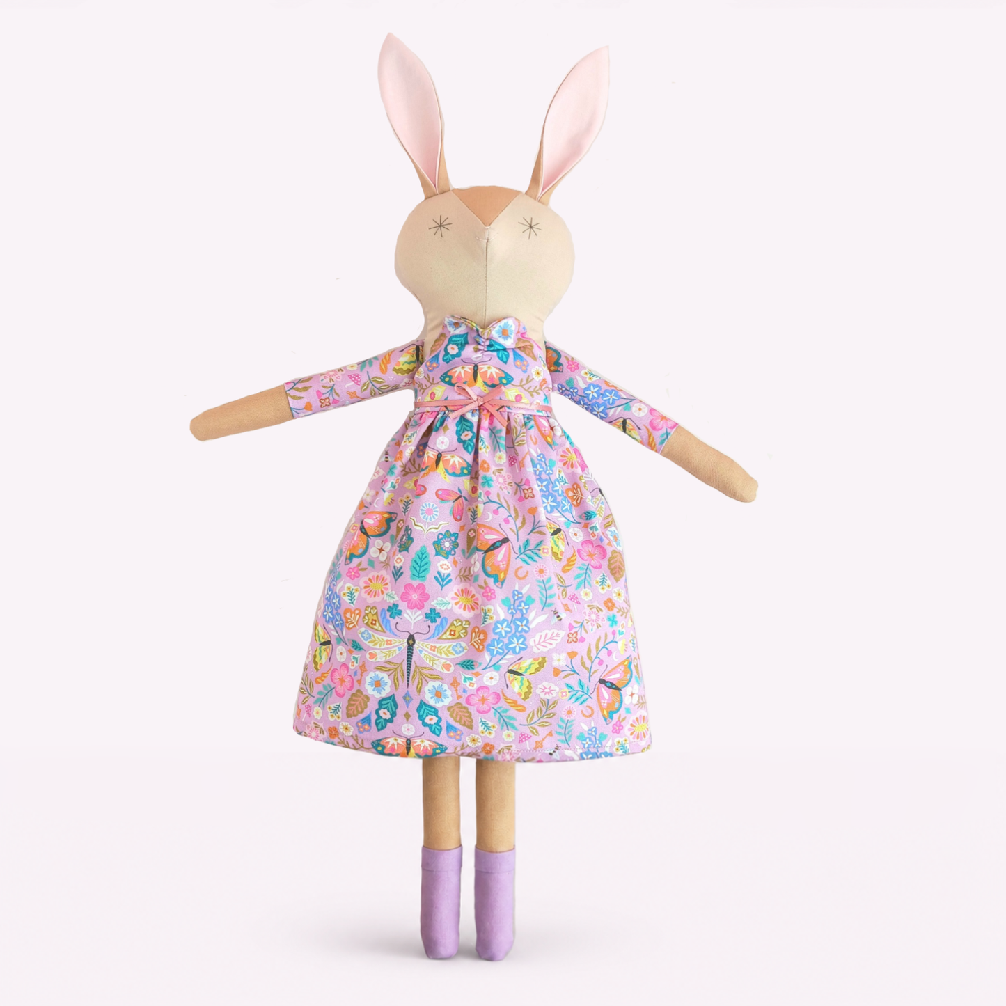Lavender Bunny - Handmade Rabbit Doll