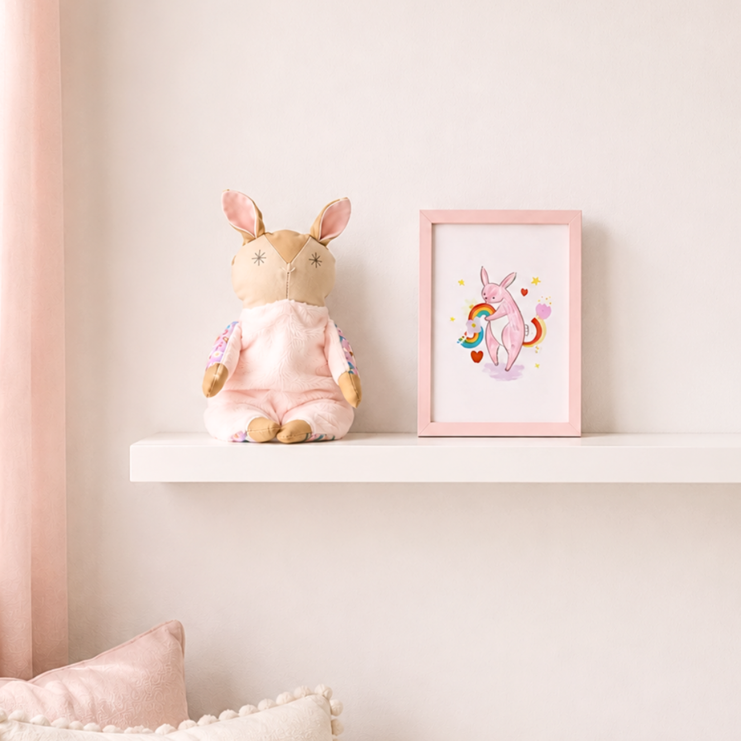 Handmade Comfort Doll - Lavender Bunny Comforter