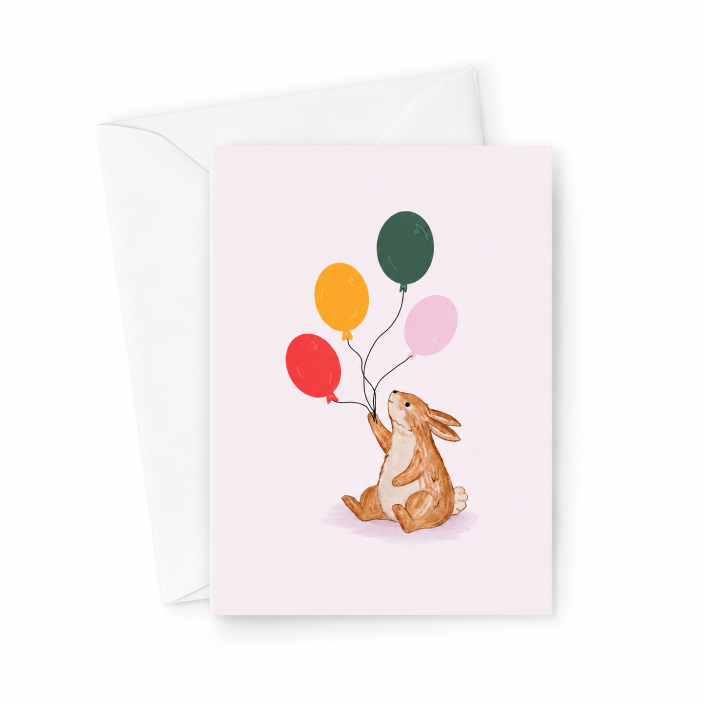 Rabbit Birthday Card