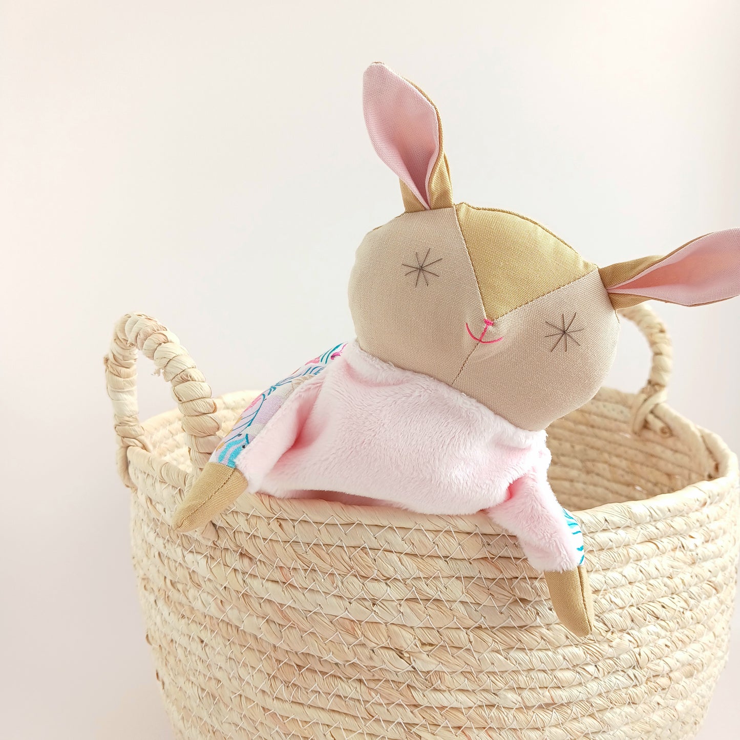 Handmade Comfort Doll - Bunny Comforter Patch