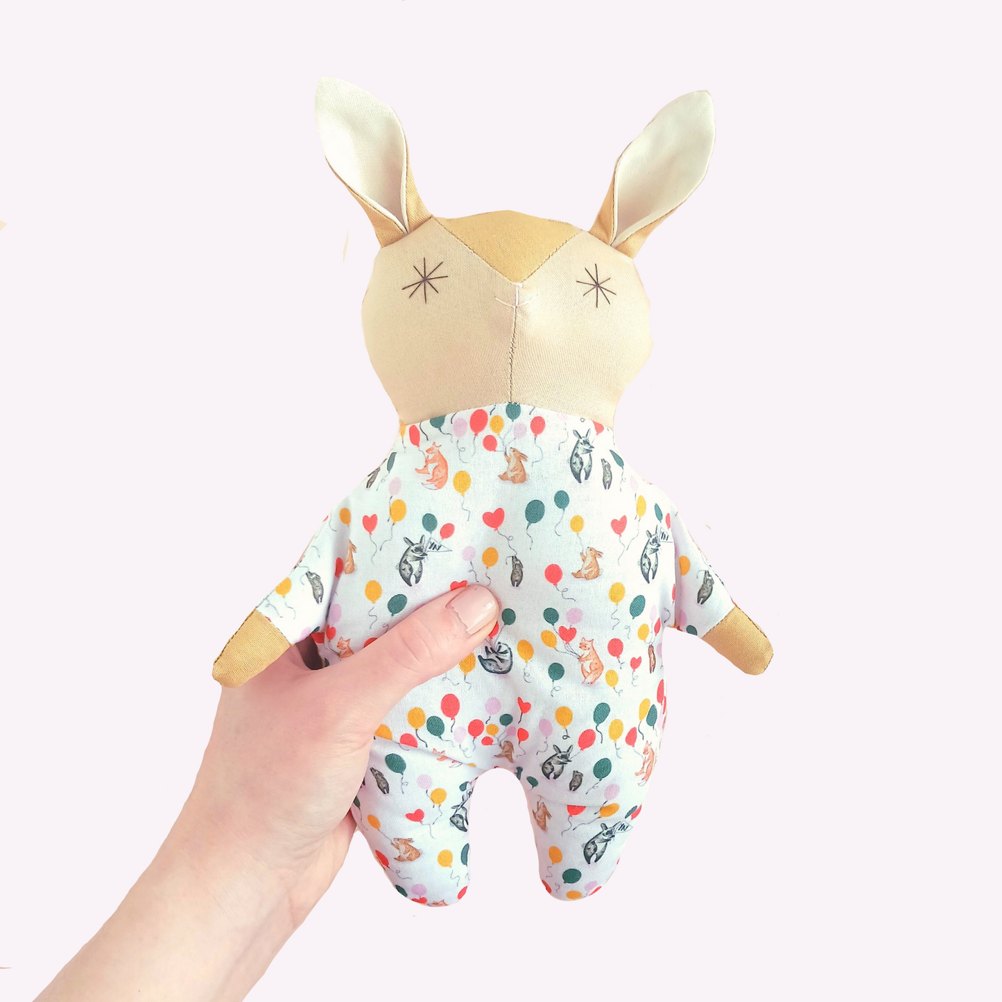 Handmade Cotton Rabbit Doll | Birthday Comfort Toy
