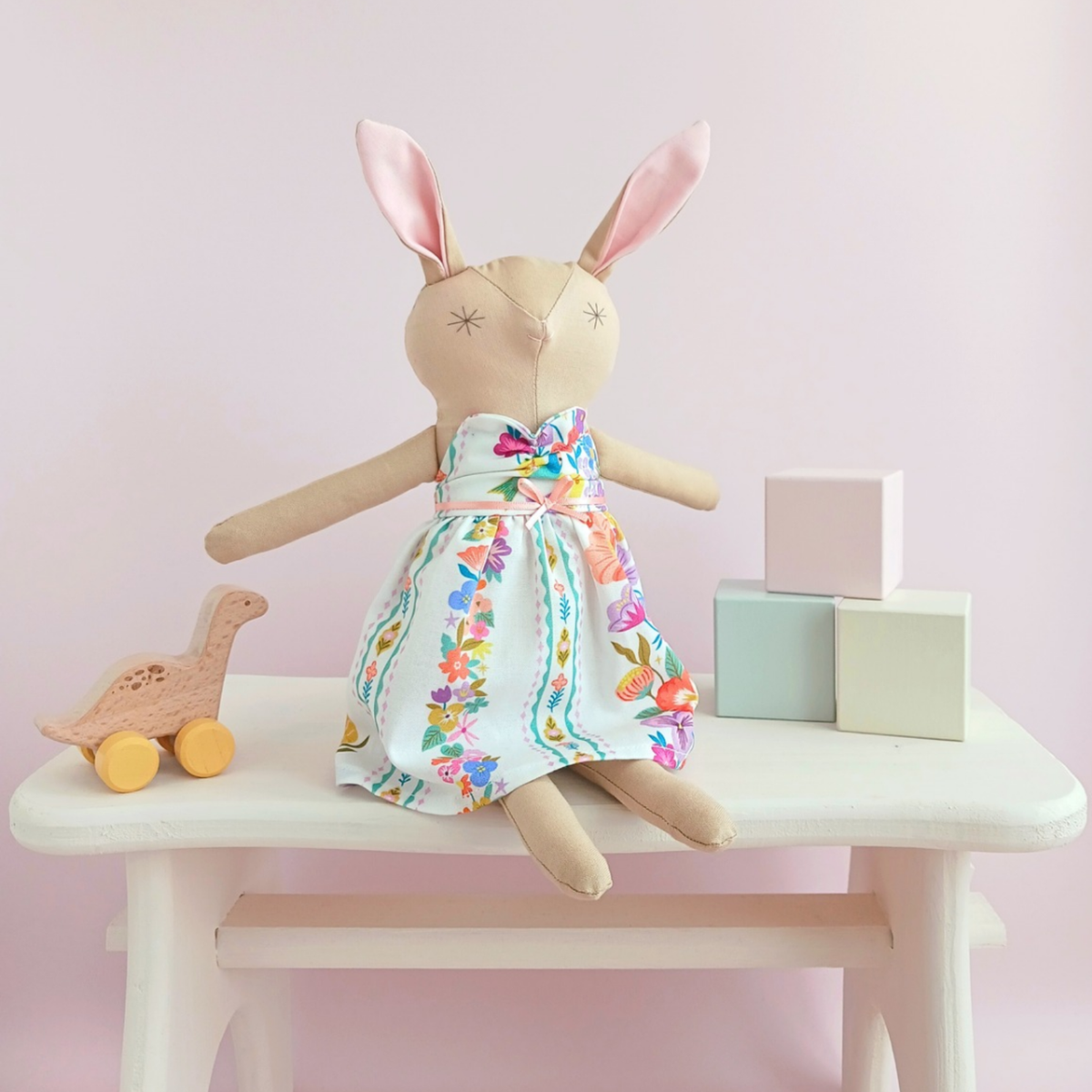 Oat Bunny - Handmade Little Rabbit Doll