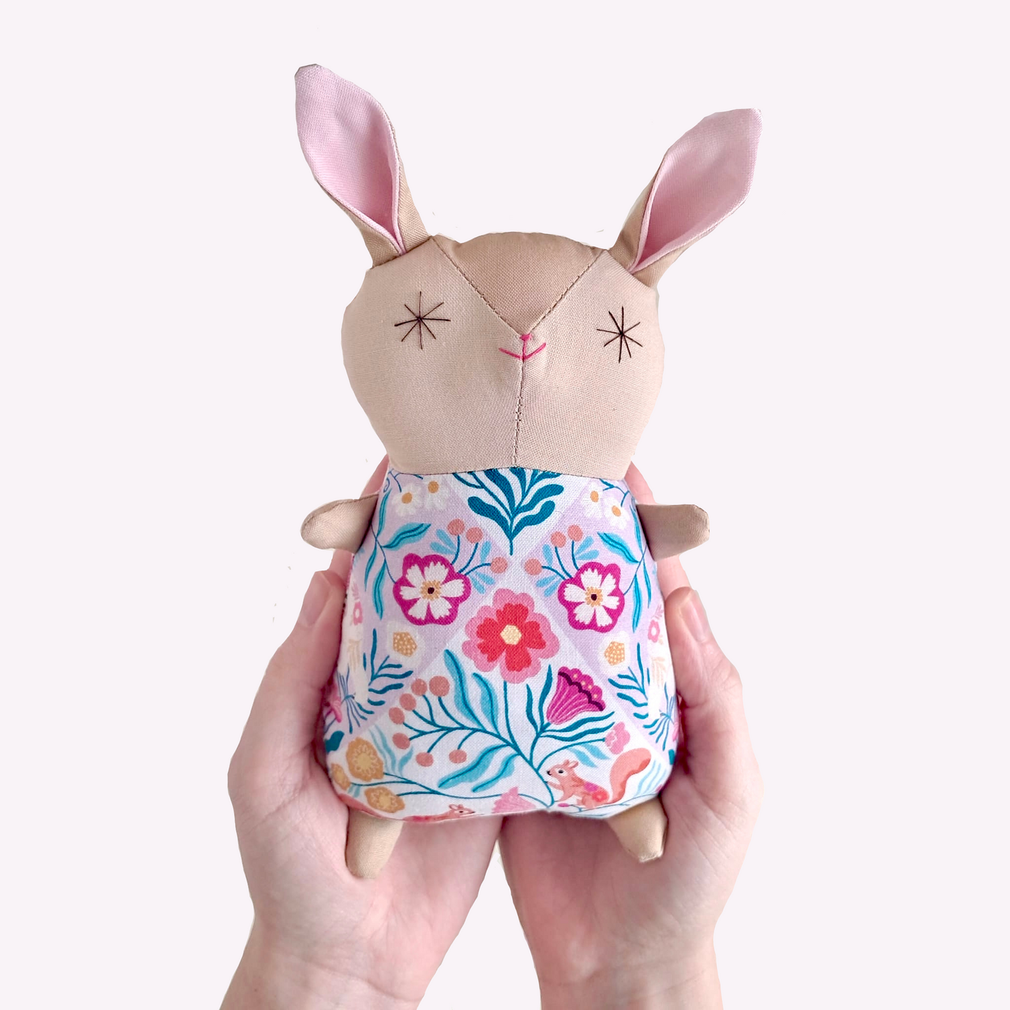 Bunny Rattle | Patchwork Flower
