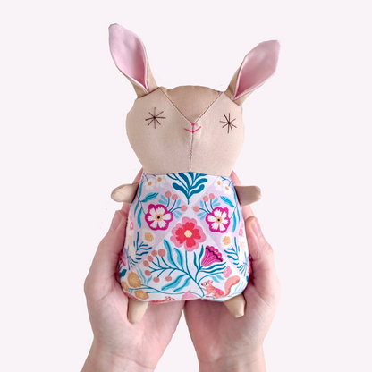 Bunny Rattle | Patchwork Flower