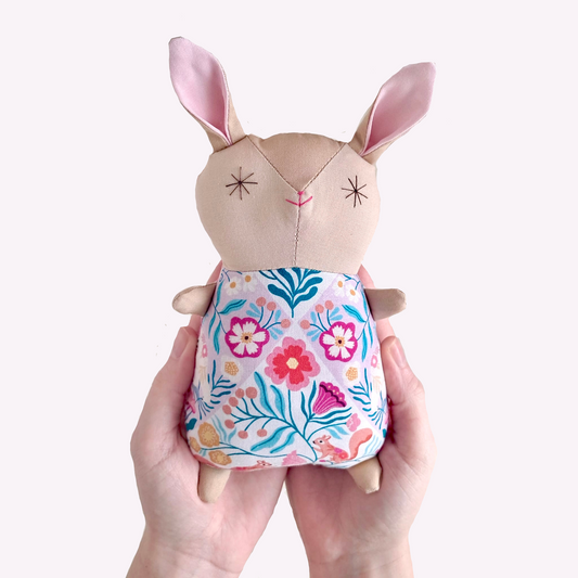 Bunny Rattle | Patchwork Flower