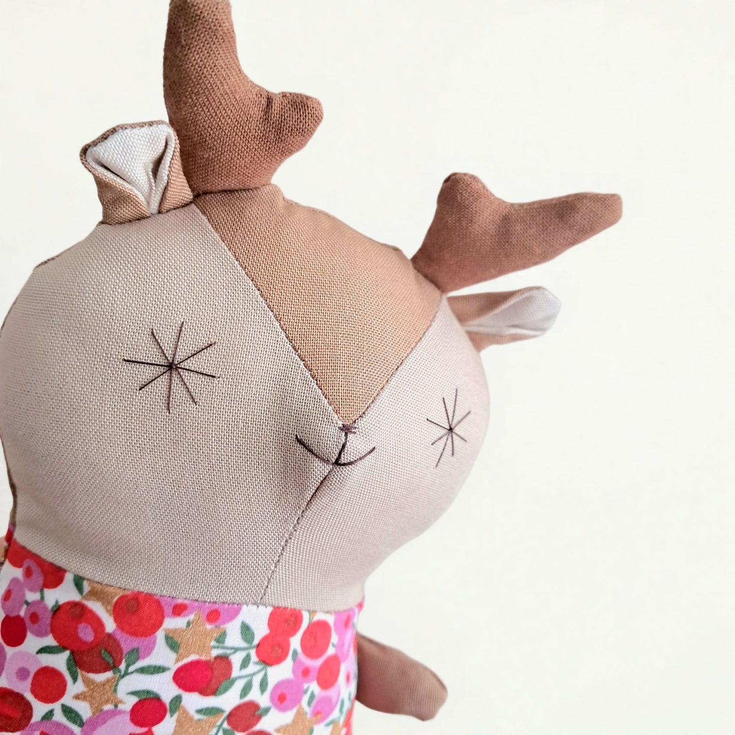 Reindeer Rattle | Liberty print fabric