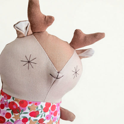 Reindeer Rattle | Liberty print fabric