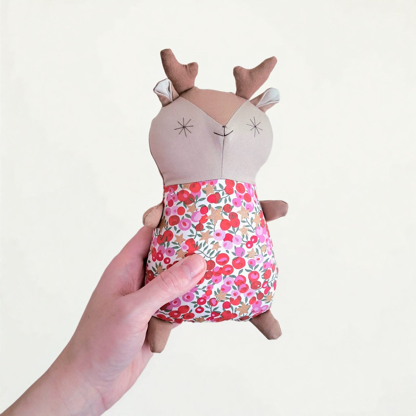 Reindeer Rattle | Liberty print fabric