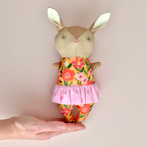Bea Ballet Bunny in Tutu with or without Rattle