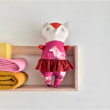 Ballet Fox Maple in Tutu - with or without Rattle