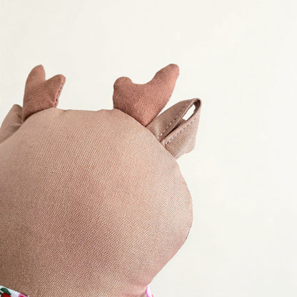 Handmade Cotton Reindeer Doll | Christmas Comfort Toy