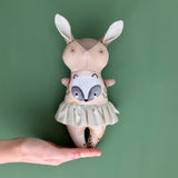 Heather Ballet Bunny in Tutu with or without rattle