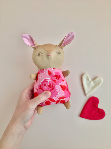 Baby Bunny Rosie - with or without rattle