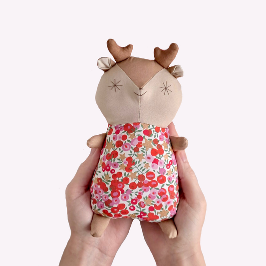 Reindeer Rattle | Liberty print fabric