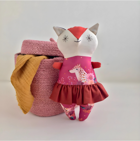 Ballet Fox Maple in Tutu - with or without Rattle