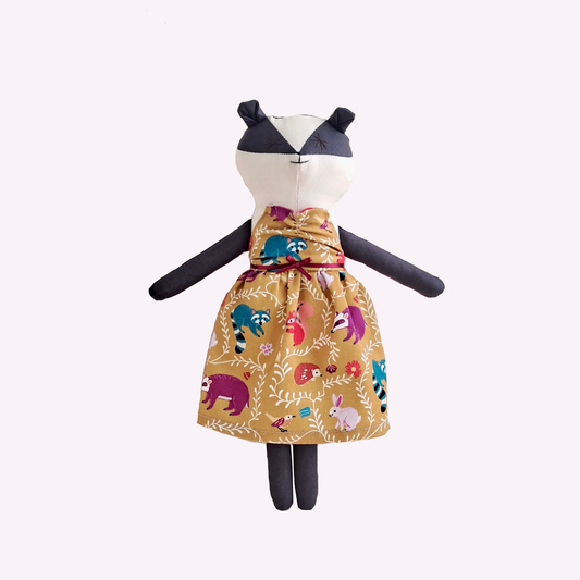 Handmade Little Badger Doll | Woodland