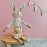 Bunny doll in dungarees ‘Heather’