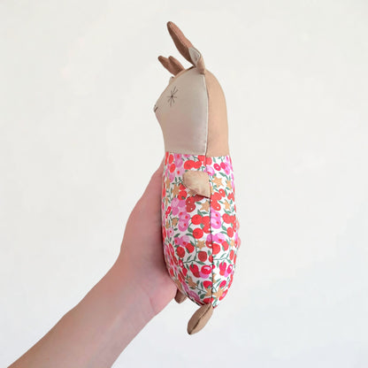 Reindeer Rattle | Liberty print fabric