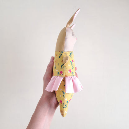 Ballet Bunny Doll Summer in Tutu - Available With or Without Rattle