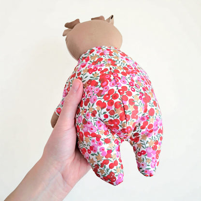 Handmade Cotton Reindeer Doll | Christmas Comfort Toy