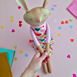 Bunny Doll in Dungarees ‘Love’