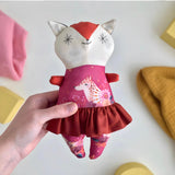 Ballet Fox Maple in Tutu - with or without Rattle