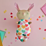 Ballet Bunny Doll ‘Love’ - with or without rattle