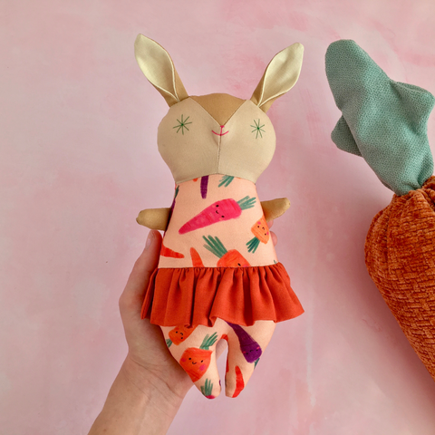 Betsy Ballet Bunny in Tutu with or without Rattle