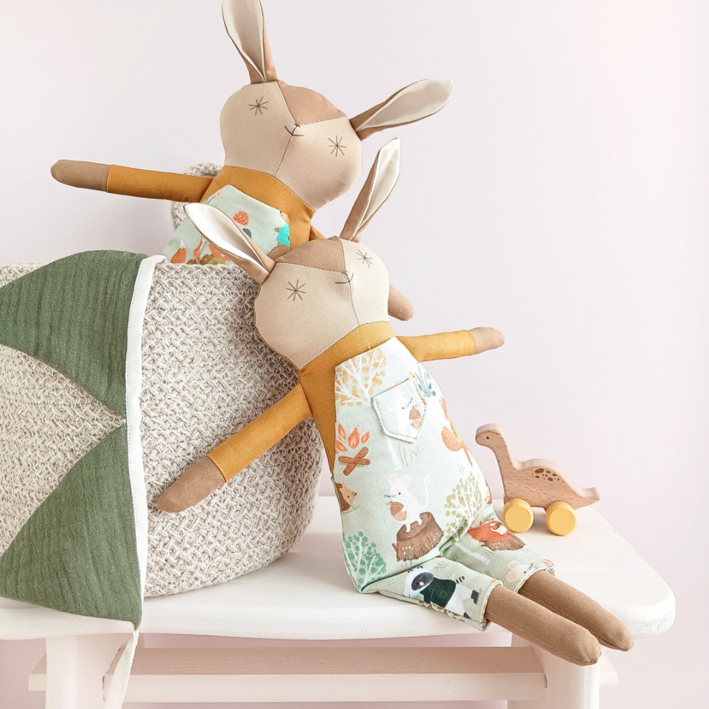 Handmade Unisex Little Bunny Doll | Woodland Animals