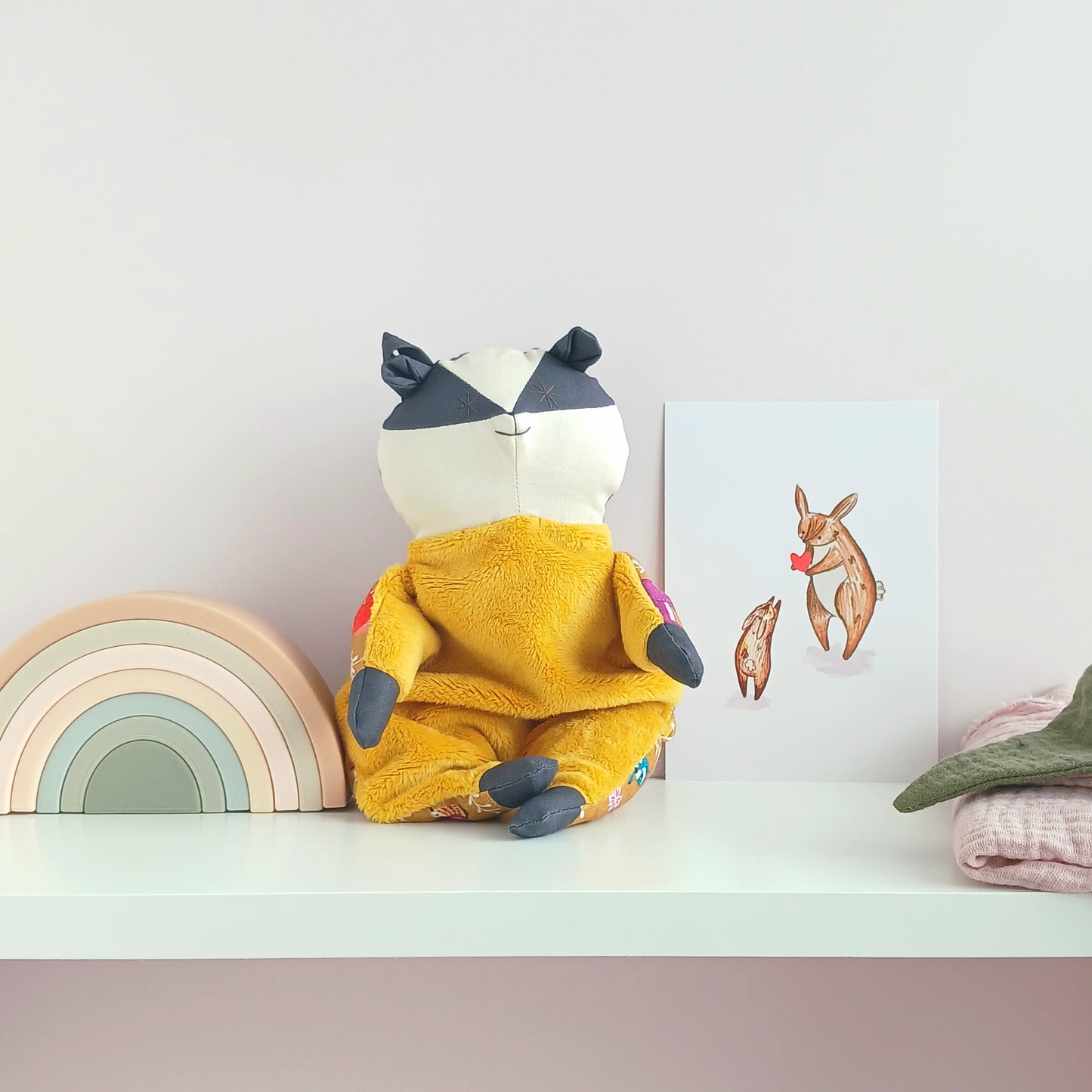 Handmade Comfort Doll - Percy Badger Comforter