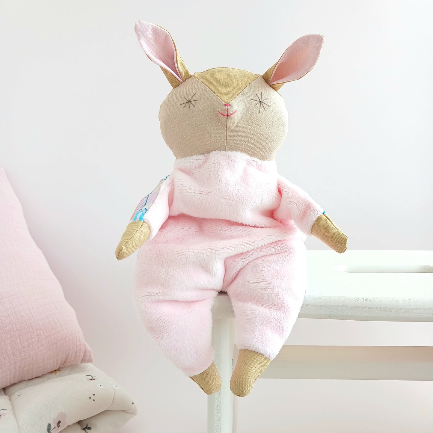 Handmade Comfort Doll - Bunny Comforter Patch