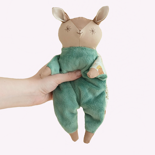Handmade Comfort Doll - Cedar Bunny Comforter