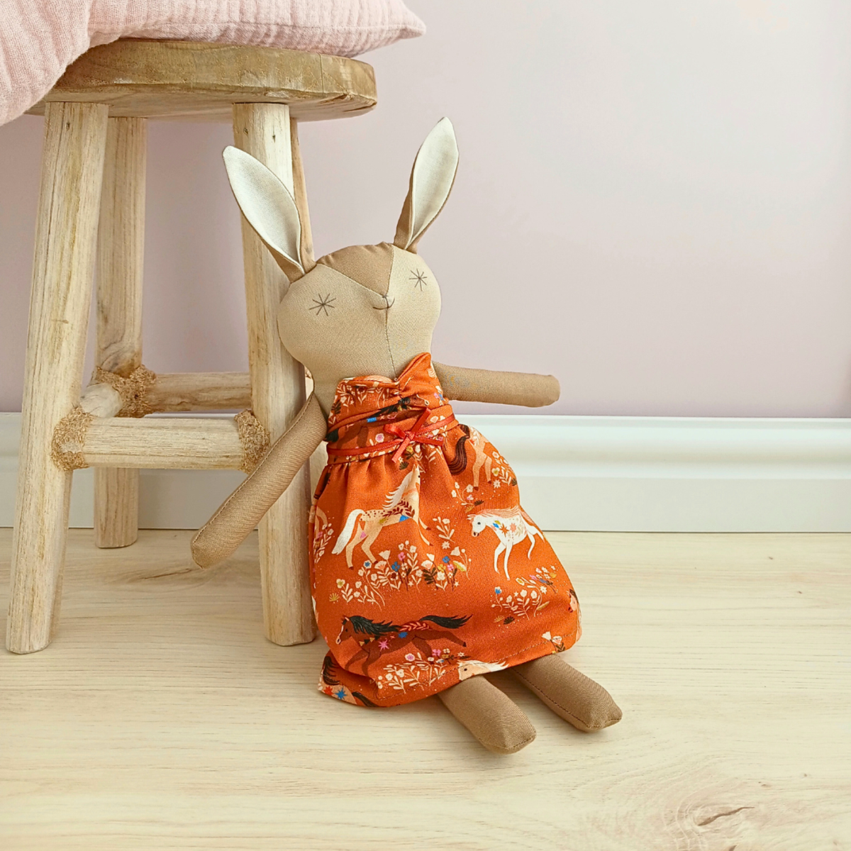 Handmade Little Bunny Doll | Horses