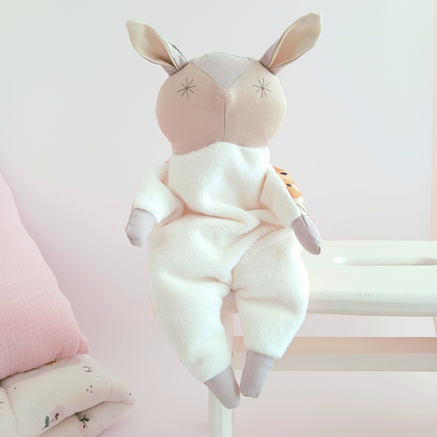 Handmade Comfort Doll - Sage Bunny Comforter