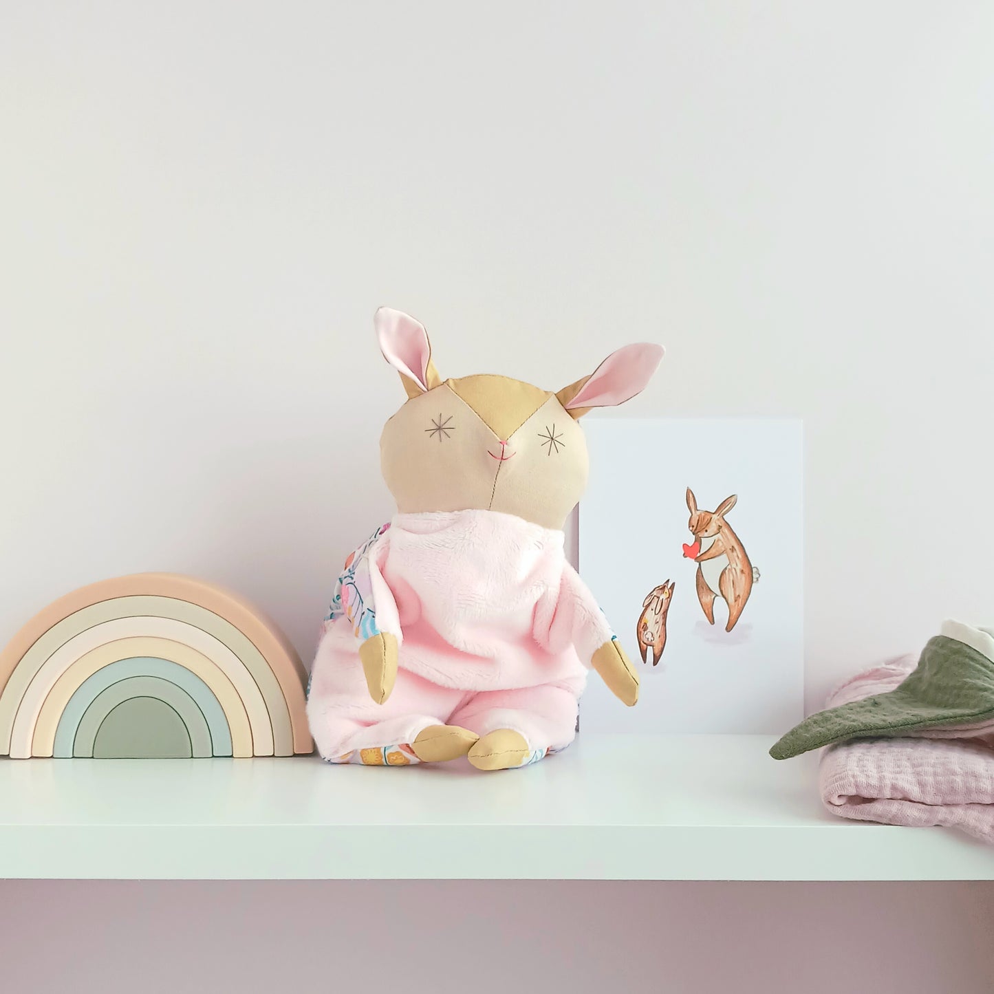 Handmade Comfort Doll - Bunny Comforter Patch