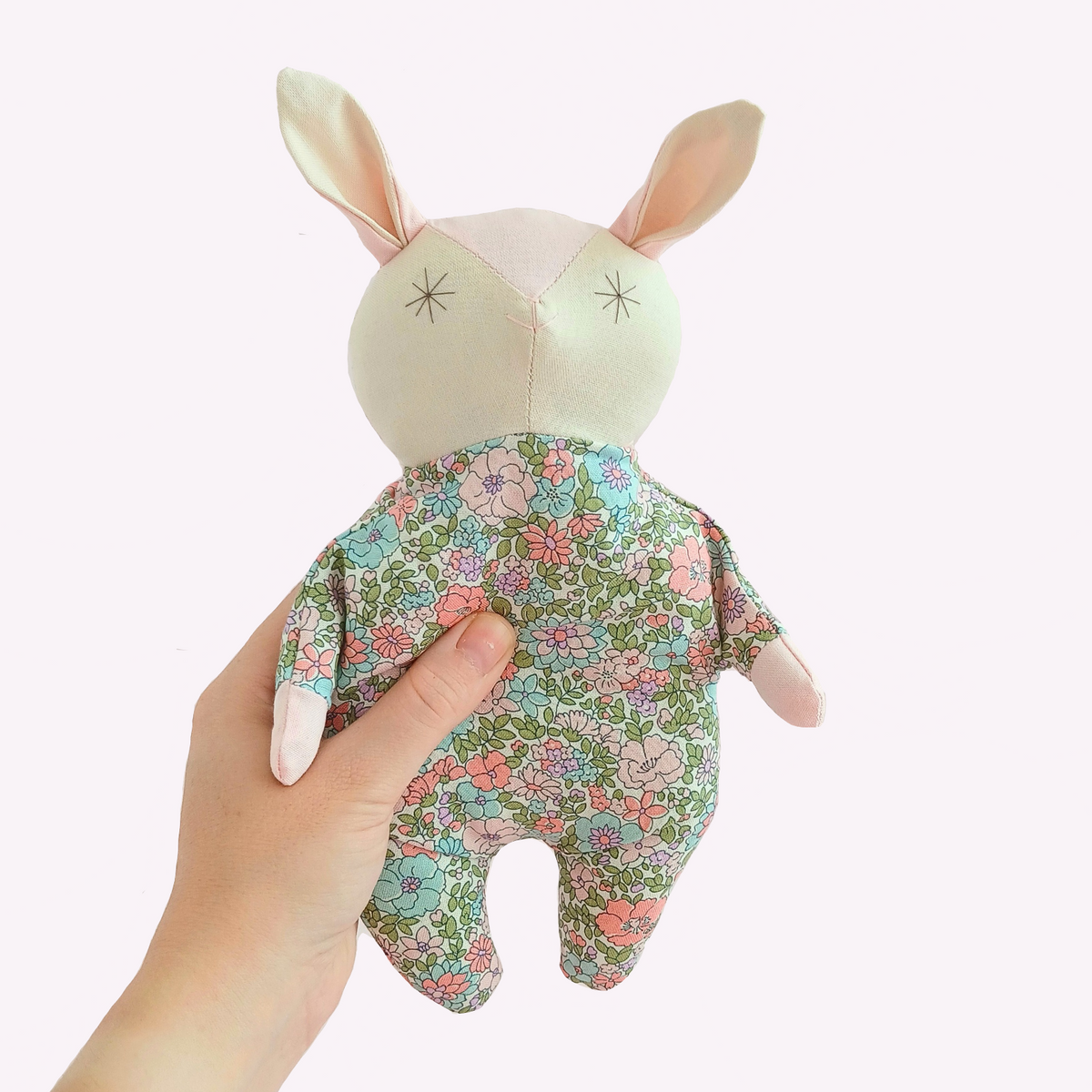 Handmade Cuddle Doll - Comfort Bunny Blush