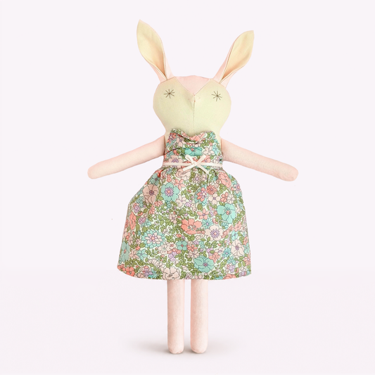 Handmade Little Rabbit Doll - Blush Bunny