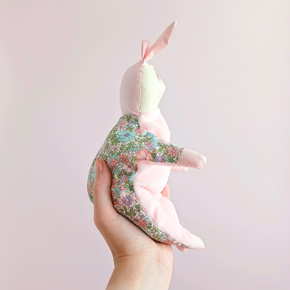 Handmade Comfort Doll - Blush Bunny Comforter