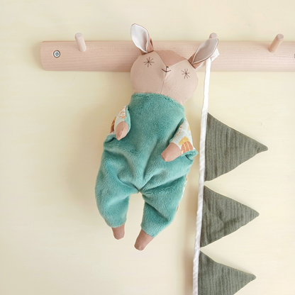 Handmade Comfort Doll - Cedar Bunny Comforter