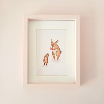 Little Love Postcard | Two Love Bunnies