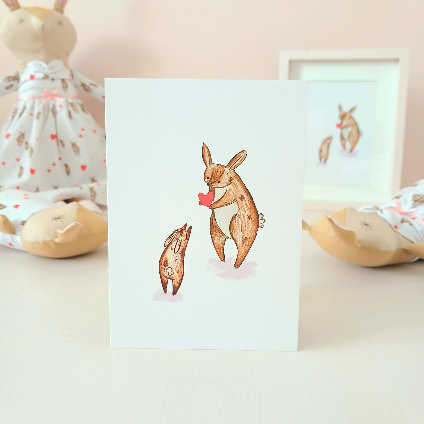 Little Love Postcard | Two Love Bunnies